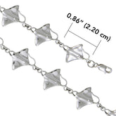 Manta Ray Sterling Silver Link Bracelet TBG327 - Bracelets